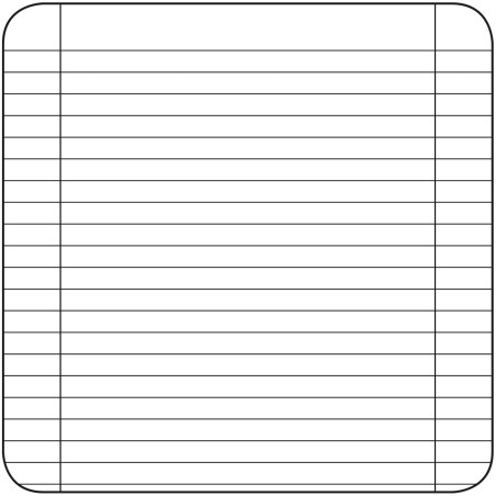 herlitz Batic Freedom Bloc de notes à spirales ligné Format 27 Format A4 80 feuilles