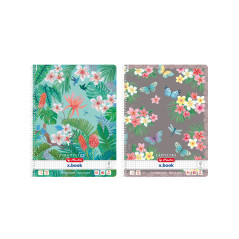 Herlitz Ladylike Cahier à spirale A4 80 feuilles linéature 28 2 motifs assortis