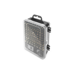 DIGITUS Jeu de tournevis de précision - 115 pièces - pour téléphone portable, ordinateur portable, PC, montres, lunettes, consol