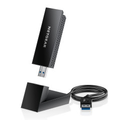 NETGEAR Nighthawk Clé WiFi USB (A8000), Adaptateur USB Ethernet WiFi 6E AXE3000, Dongle WiFi sans Fil pour Ordinateur Portable o