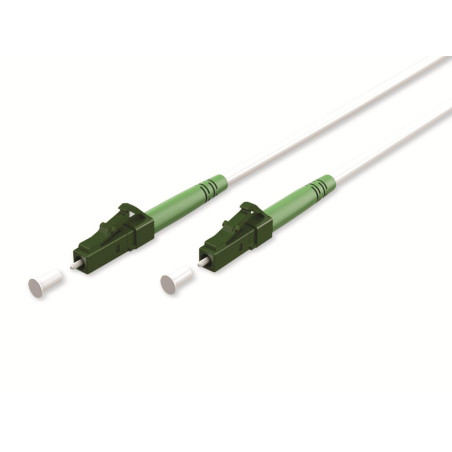 goobay 59586 Câble à fibre optique (FTTH) / monomode (OS2) Simplex/LC APC (8°) mâle vers LC-APC (8°) mâle/Câble à fibre optique