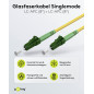 goobay 59632 Câble à fibre optique (FTTH) / monomode (OS2) Simplex/LC APC (8°) mâle vers LC-APC (8°) mâle/câble à fibre optique goobay 59632 Câble à fibre optique (FTTH) / monomode (OS2) Simplex/LC APC (8°) mâle vers LC-APC (8°) mâle/câble à fibre optique