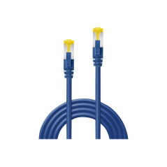 Lindy Câble réseau cat.7 S/FTP, cuvire, LSOH, 600MHz, bleu, 10m