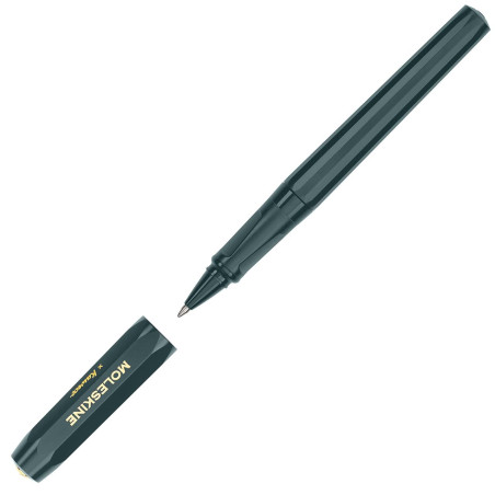 Moleskine x Kaweco Stylo à Bille Rechargeable en Plastique ABS pour Écrivains, Preneurs de Notes, Recharge 1,0 mm avec Encre Ble