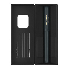 Moleskine x Kaweco Stylo à Bille Rechargeable en Plastique ABS pour Écrivains, Preneurs de Notes, Recharge 1,0 mm avec Encre Ble
