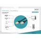 DIGITUS Câble LAN Cat 6A - 10m - RJ45 Câble réseau - S/FTP blindé - Compatible Cat-6 & Cat-7 - Noir DIGITUS Câble LAN Cat 6A - 10m - RJ45 Câble réseau - S/FTP blindé - Compatible Cat-6 & Cat-7 - Noir