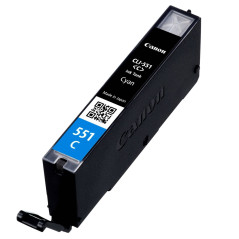 Canon CLI-551 Cartouche C Cyan (Emballage carton)