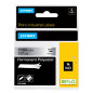 Dymo 18486 ruban d'étiquette - Rubans d'étiquettes (Noir sur fond métallique, Polyester, Boîte, 5,5 m, 1,2 cm) Dymo 18486 ruban d'étiquette - Rubans d'étiquettes (Noir sur fond métallique, Polyester, Boîte, 5,5 m, 1,2 cm)
