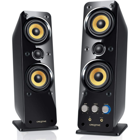 Creative GigaWorks T40 Series II - Enceintes Multimédia PC 16 watts RMS par Canal (2 canaux) , noir