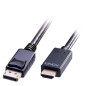 LINDY - Câble DisplayPort HDMI 1.4, 0.5 Mètre, Display Port 1.2 4K 4096x2160@30Hz 10.2G | Compatible avec TV, Monitor, Xbox, Gam LINDY - Câble DisplayPort HDMI 1.4, 0.5 Mètre, Display Port 1.2 4K 4096x2160@30Hz 10.2G | Compatible avec TV, Monitor, Xbox, Gam