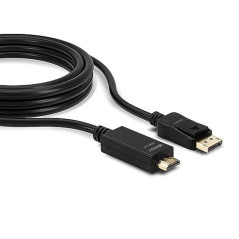 Lindy - Câble DisplayPort HDMI 1.4, 1 Mètre, Display Port 1.2 4K 4096x2160@30Hz 10.2G | Compatible avec TV, Monitor, Xbox, Gamin