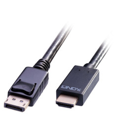 Lindy 36924 Câble DisplayPort vers HDMI 4K30 5 m