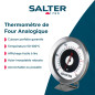 Salter Thermomètre de Cuisine en Acier Inoxydable, Analogique 50-300°C, Pour Fours à Gaz, Électrique, Chaleur Tournante, Thermom Salter Thermomètre de Cuisine en Acier Inoxydable, Analogique 50-300°C, Pour Fours à Gaz, Électrique, Chaleur Tournante, Thermom