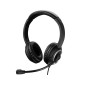 Sandberg USB Chat Headset | Casque Filaire avec Microphone | Bureau léger sur l'oreille | Casque avec Bandeau rembourré | Contrô Sandberg USB Chat Headset | Casque Filaire avec Microphone | Bureau léger sur l'oreille | Casque avec Bandeau rembourré | Contrô