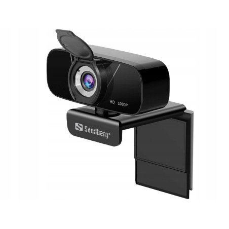 Sandberg USB Chat Webcam 1080P HD | Webcam 1080P avec Microphone pour PC | Caméra de Streaming pour la conférence d'étude des ap