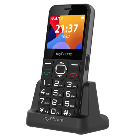 myPhone Halo 3 téléphone Senior sans Forfait, Grosses Touches, écran lisible, Bouton SOS, téléphone Classique Facile à Utiliser