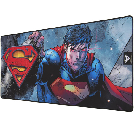 Subsonic - Tapis de Souris XXL Superman - Tapis de Bureau 90x40 cm - sous-Main Surface Lisse Optimisée pour Capteurs Souris, Bas