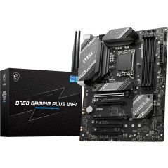 MSI B760 Gaming Plus WiFi Carte Mère, ATX - pour Processeurs Intel Core 14e, 13e & 12e Génération, LGA 1700 - DDR5 Memory Boost