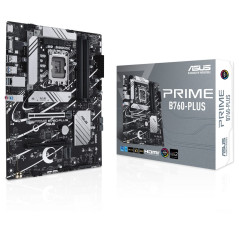 ASUS PRIME B760-PLUS – Carte mère Intel B760 LGA 1700 ATX (DDR5, PCIe 5.0, 3 x PCIe 4.0 M.2, DisplayPort, VGA, HDMI, SATA 6 Gb/s