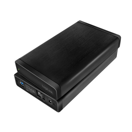 LogiLink ua0284 USB 3.0 Boîtier pour Disque Dur (3,5 Pouces) S-ATA Disques durs jusqu'à 6TB avec commutateur Marche/Noir