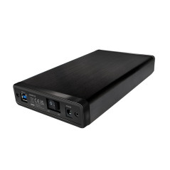 LogiLink ua0284 USB 3.0 Boîtier pour Disque Dur (3,5 Pouces) S-ATA Disques durs jusqu'à 6TB avec commutateur Marche/Noir