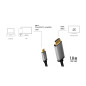 LogiLink CUA0101 Câble de connexion USB 3.2 Gen 1 HDMI 4 K/60 Hz Aluminium Noir/gris 1,8 m LogiLink CUA0101 Câble de connexion USB 3.2 Gen 1 HDMI 4 K/60 Hz Aluminium Noir/gris 1,8 m