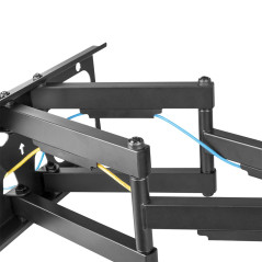 LogiLink BP0151 Support Mural inclinable et pivotant pour TV de 50 à 90" avec Gestion des câbles jusqu'à 75 kg