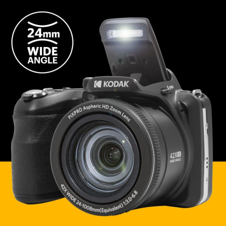 KODAK Pixpro Astro Zoom AZ425 - Appareil Photo Numérique Bridge, Zoom Optique 42X, Grand Angle de 24 mm, 20 Mégapixels, LCD 3, V