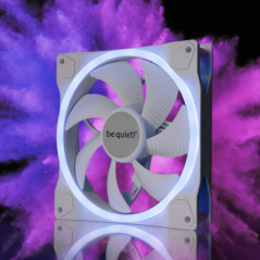 be quiet! Light Wings 140 mm PWM White ventilateur, inclut 3 ventilateurs, superbes couleurs et effets ARGB, éclairage additionn