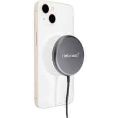 Intenso Chargeur sans Fils magnetique MB1 Noir Chargeur Induction pour iPhone