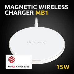 Intenso Chargeur magnetique MW1 Blanc pour Smartphone