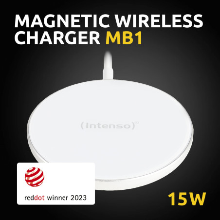 Intenso Chargeur magnetique MW1 Blanc pour Smartphone