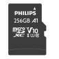 Philips Ultra Speed Carte microSDXC Card 256 Go + Adaptateur SD UHS-I U1, Vitesse de Lecture jusqu'à 80 Mo/s, A1 Fast App Perfor Philips Ultra Speed Carte microSDXC Card 256 Go + Adaptateur SD UHS-I U1, Vitesse de Lecture jusqu'à 80 Mo/s, A1 Fast App Perfor