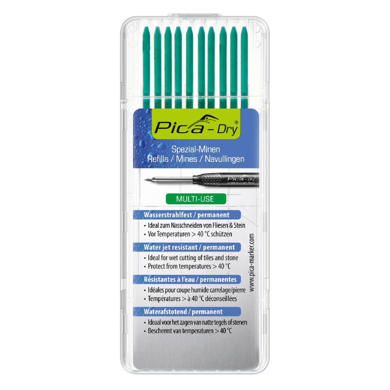 PICA-4042-Estuche-10-Minas-Dry -Verde