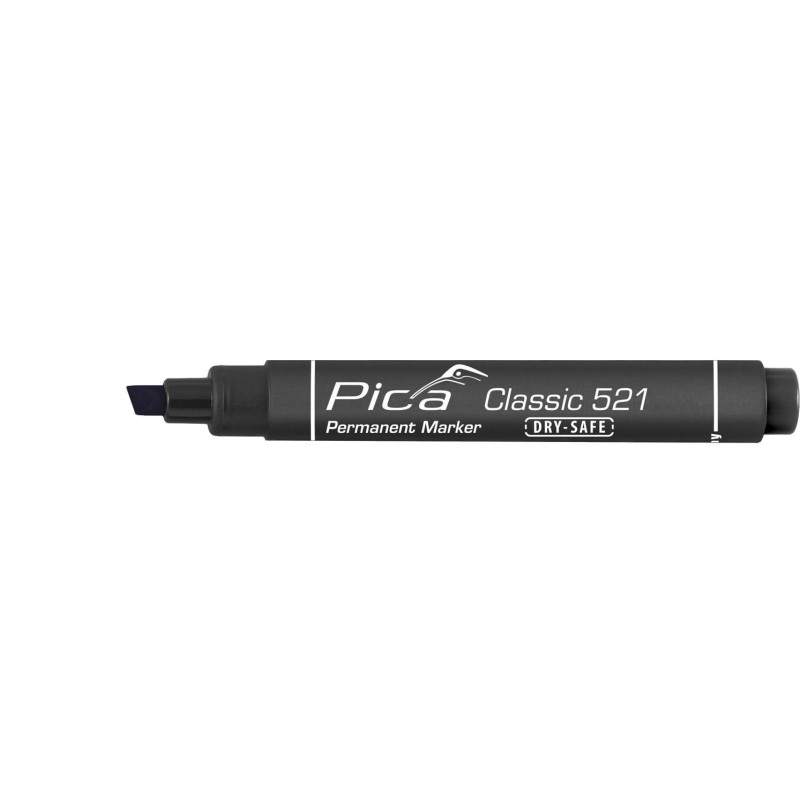 Pica 521/46 - Marcador Permanente Tipo Pincel Negro Pica 521/46 - Marcador Permanente Tipo Pincel Negro