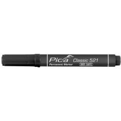 Pica 521/46 - Marcador Permanente Tipo Pincel Negro