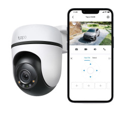 Tapo C500 Caméra Surveillance WiFi extérieur 360° 1080p, Vision Nocturne, Notifications en Temps réel, Détection de Personne, Su