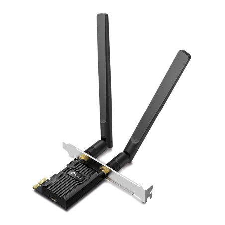 TP-Link WiFi 6 Carte WiFi PCIe AX1800 Archer TX20E, Bluetooth 5.2, Adaptateur Réseau sans Fil avec 2,4 GHz, 5 GHz, Antennes Doub