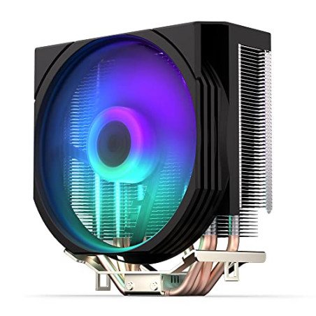 ENDORFY Spartan 5 Max ARGB, Refroidissement économique du CPU, Design Compact, Eclairage LED ARGB Lumineux | EY3A004
