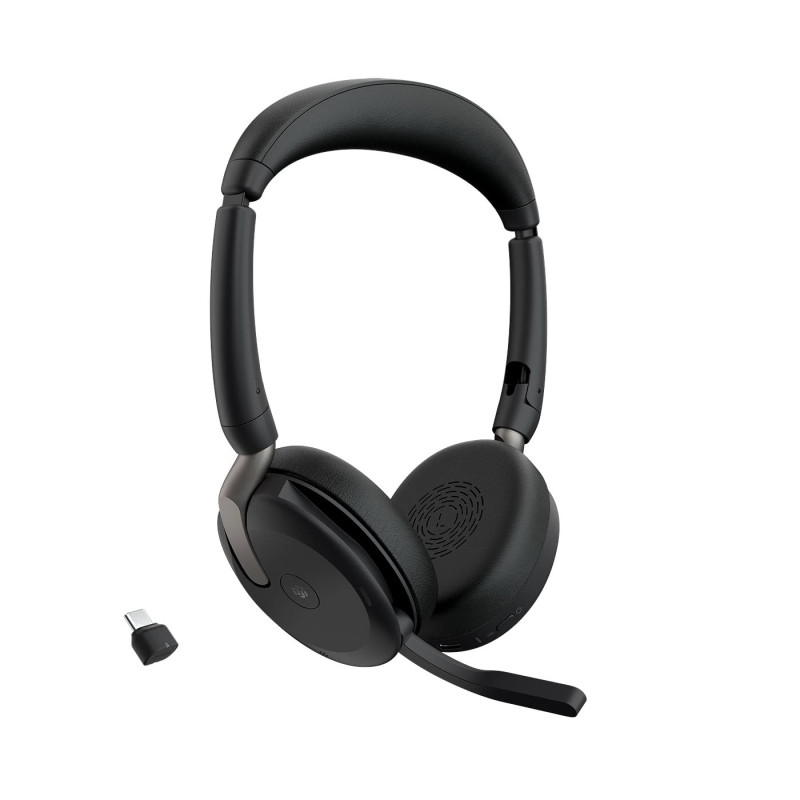 Jabra Evolve2 65 Flex, Casque Bluetooth sans Fil, avec Technologie à réduction de Bruit ClearVoice et ANC Hybride, Design Léger, Jabra Evolve2 65 Flex, Casque Bluetooth sans Fil, avec Technologie à réduction de Bruit ClearVoice et ANC Hybride, Design Léger,