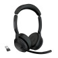 Jabra Evolve2 55 Micro-casque sans fil stéréo avec technologie Jabra Air Comfort, micros à réduction de bruit et ANC. Certifié M Jabra Evolve2 55 Micro-casque sans fil stéréo avec technologie Jabra Air Comfort, micros à réduction de bruit et ANC. Certifié M