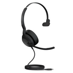Jabra Evolve2 50 Micro-casque filaire mono - Technologie Jabra Air Comfort, microphones à réduction de bruit et ANC - Certifié M