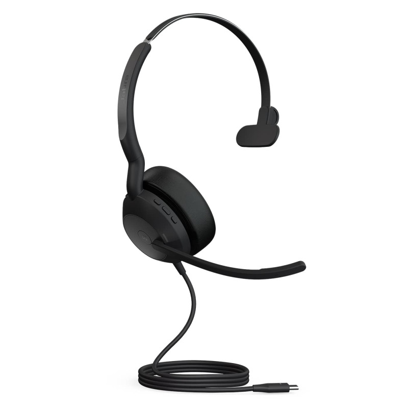 Jabra Evolve2 50 Micro-casque filaire mono - Technologie Jabra Air Comfort, microphones à réduction de bruit et ANC - Certifié M Jabra Evolve2 50 Micro-casque filaire mono - Technologie Jabra Air Comfort, microphones à réduction de bruit et ANC - Certifié M