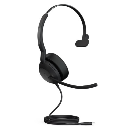 Jabra Evolve2 50 Micro-casque filaire mono - Technologie Jabra Air Comfort, microphones à réduction de bruit et ANC - Certifié M