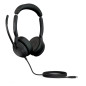 Jabra Evolve2 50 Micro-casque filaire stéréo - Technologie Jabra Air Comfort, microphones à réduction de bruit et ANC - Fonction Jabra Evolve2 50 Micro-casque filaire stéréo - Technologie Jabra Air Comfort, microphones à réduction de bruit et ANC - Fonction