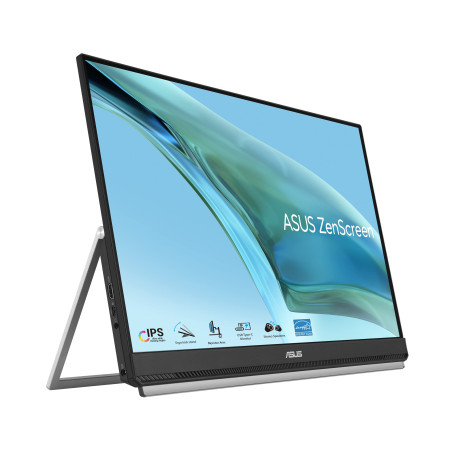 ASUS ZenScreen MB249C – Moniteur Portable 24" (23,8" Visibles) Full HD (1920 x 1080), écran sans Cadre, IPS, antireflet, USB-C,