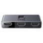 Baseus HUB Matrix HDMI Switcher (2in1 Or 1in2) Space Gray (CAHUB-BC0G Baseus HUB Matrix HDMI Switcher (2in1 Or 1in2) Space Gray (CAHUB-BC0G