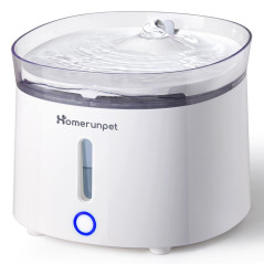 HomeRunPet Fontaine à Eau pour Animaux 2L Noir WF20