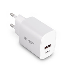 LINDY 20W USB Type A & C Charger