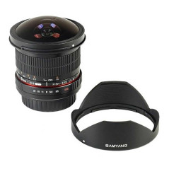 Samyang 8mm F3.5 UMC Fish-Eye CS II Objectif Noir